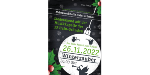 Mehr über den Artikel erfahren Winterzauber – Liederabend