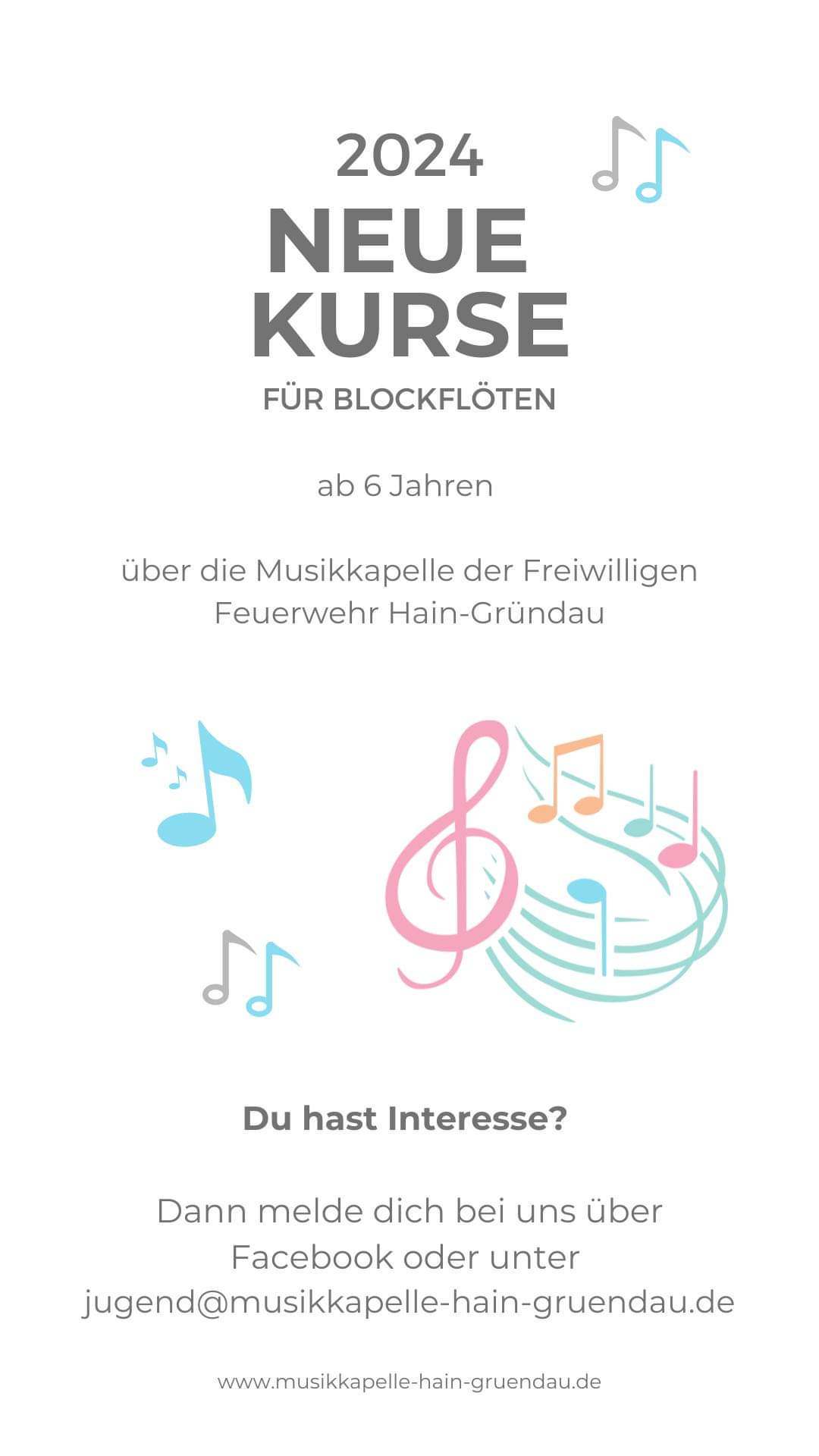 Du betrachtest gerade Neue Flötenkurse starten!