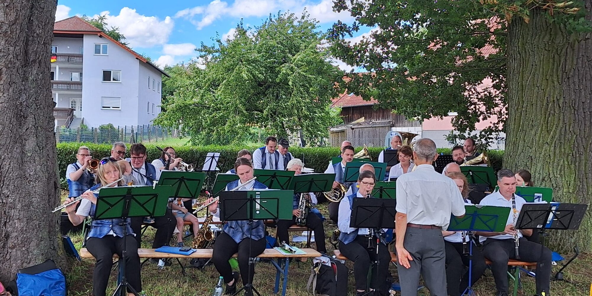 Musik beim Baustellengottesdienst