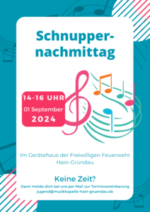 Mehr über den Artikel erfahren Schnuppernachmittag