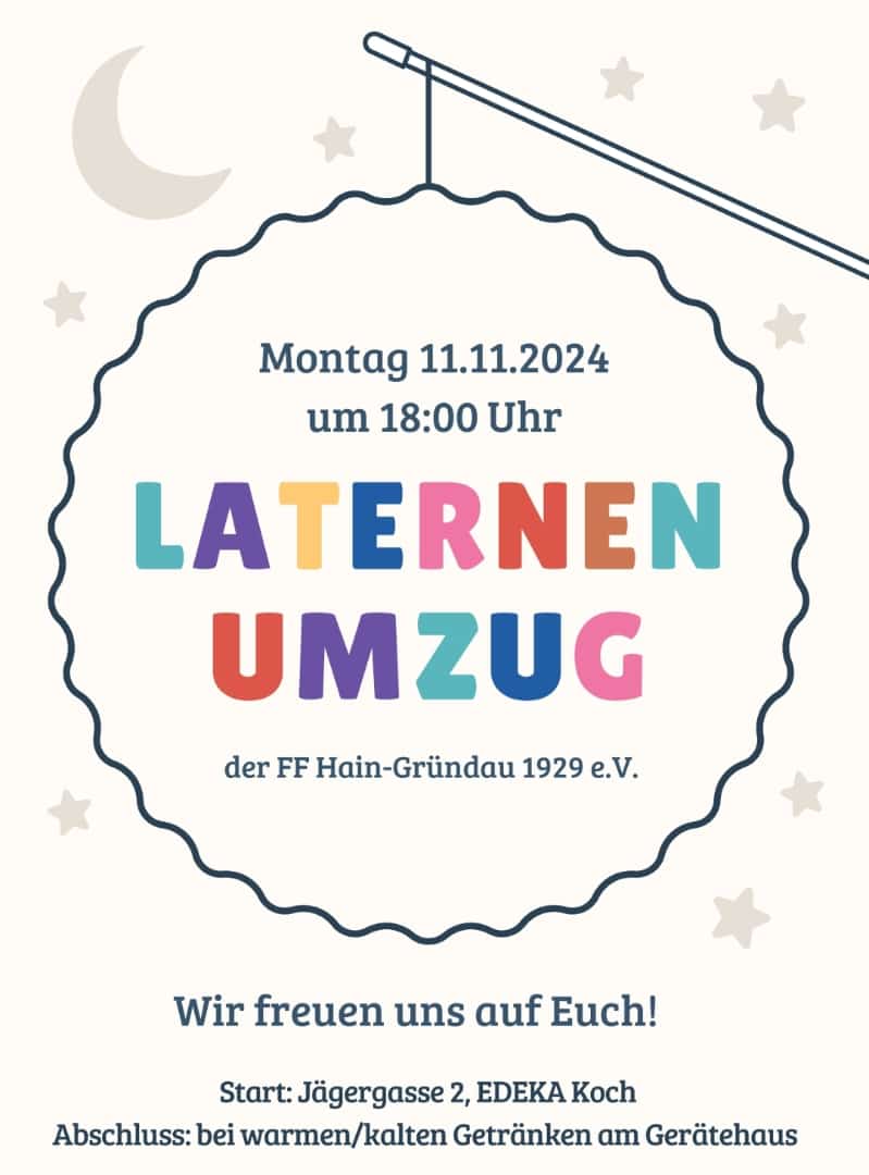Du betrachtest gerade Laternenumzug 2024