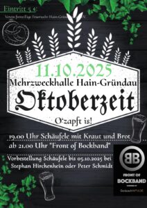 Mehr über den Artikel erfahren Die Oktoberzeit 2025 kommt!
