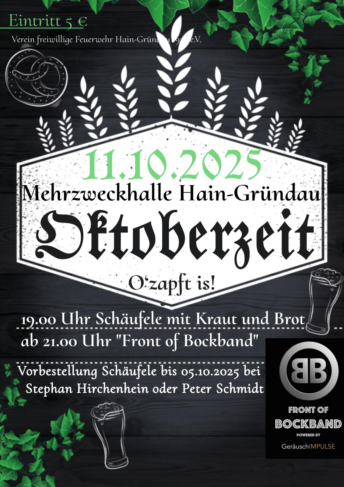 Du betrachtest gerade Die Oktoberzeit 2025 kommt!