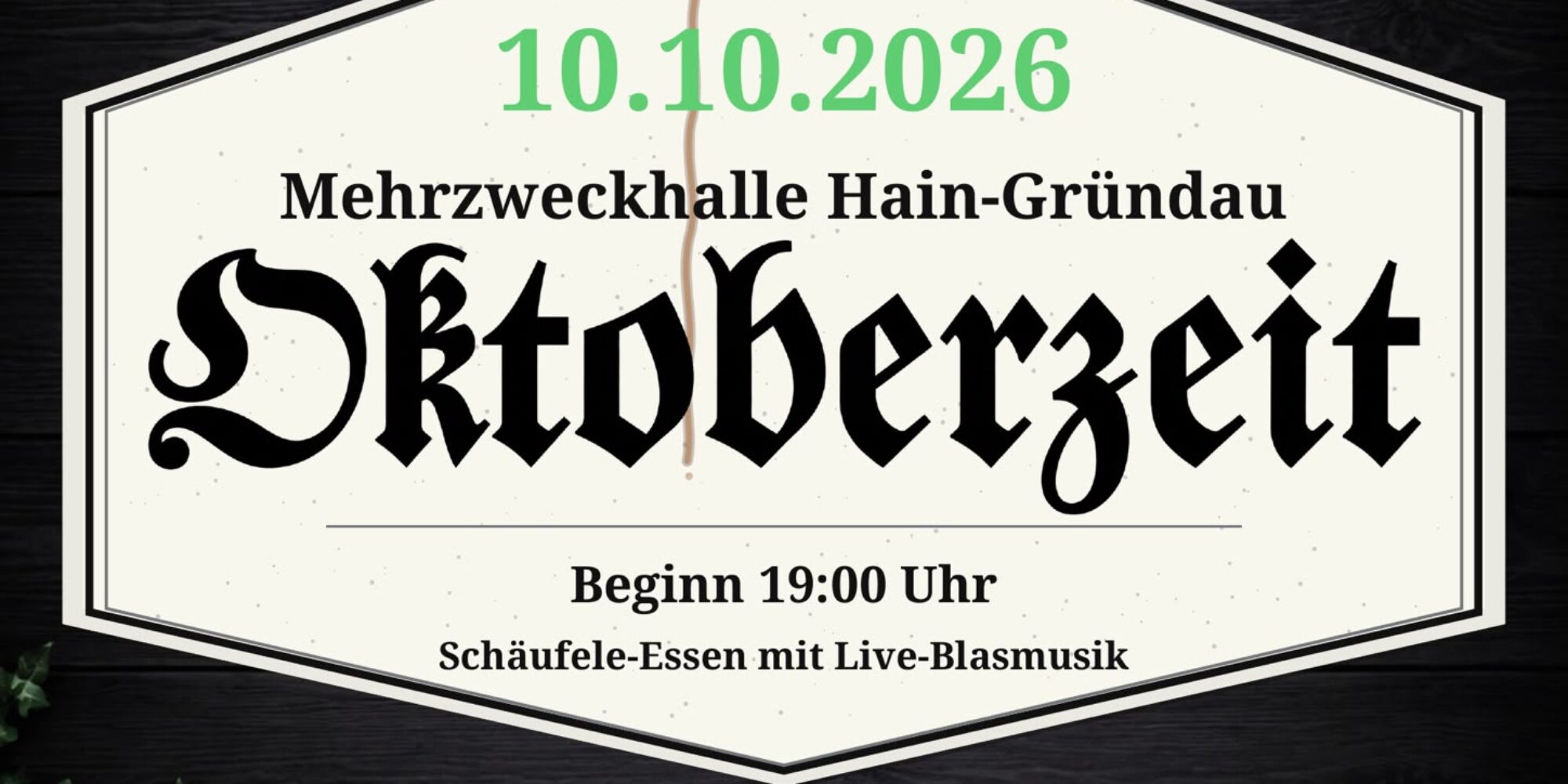 Die Oktoberzeit 2026 kommt!